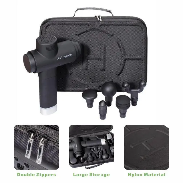 Alt view image 4 of 5 - BUBM Case for Hypervolt 2 Pro/Hypervolt Plus with 5 Head Attachments,Waterproof Shock Resistant Carrying Case for Hyperice Hypervolt Massage Device