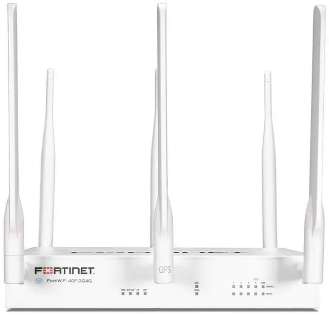 Main image of Fortinet FortiGate FWF-40F-3G4G Network Security Appliance | Secure SD-WAN, Built-in 3G/4G Modem, WiFi, Firewall, and VPN | Ideal for Remote Offices & Retail (FWF-40F-3G4G)