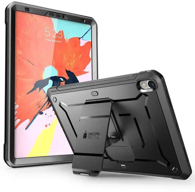 Main image of iPad Pro 11 '' Case 2018 Release, SUPCASE UB Pro Series with Built-in Screen Protector Kickstand Full-body Rugged Protective Case for Apple iPad Pro 11 Inch 2018, Not Compatible Apple Pencil (Black)