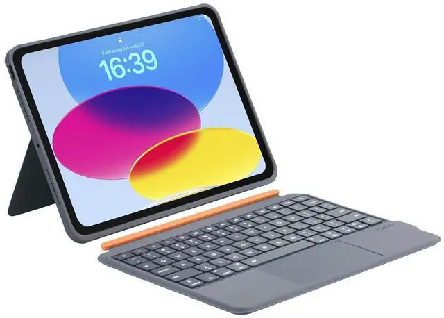 Main image of QUARK for iPad 11th/10th Generation Case with Keyboard, 7-Color Backlight, Detachable Keyboard for iPad Air 11-inch M3/M2 & iPad Pro 11 (1st/2nd/3rd/4th) & iPad Air 5/4 with Trackpad (Grey)