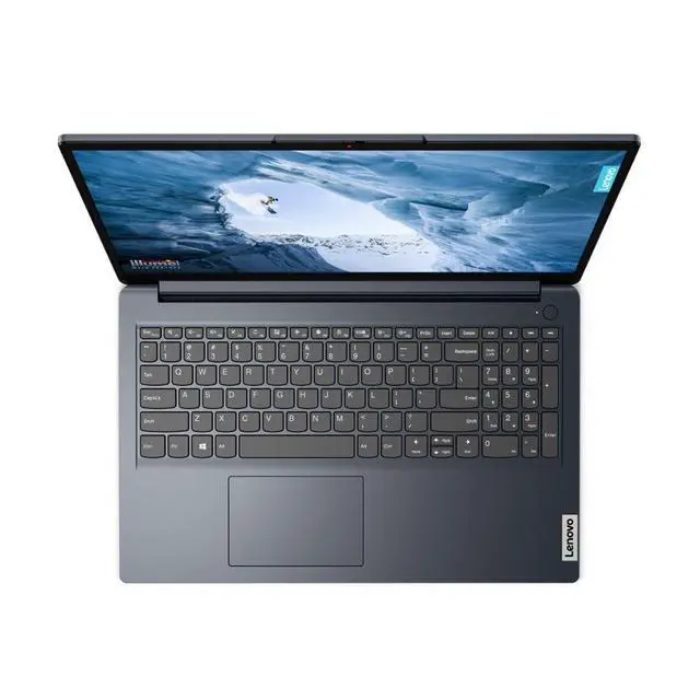 Alt view image 2 of 5 - Lenovo IdeaPad 1 15" FHD Laptop | AMD Ryzen 5 7520U(Beat Intel Core i5-1155G7) | AMD Radeon Graphics | Camera | Blue | 16GB RAM DDR5 | 256GB SSD | Windows 11 S | Bundle with 64GB USB Flash Drive
