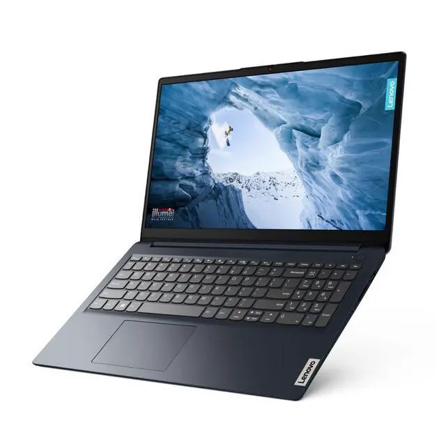 Alt view image 4 of 5 - Lenovo IdeaPad 1 15" FHD Laptop | AMD Ryzen 5 7520U(Beat Intel Core i5-1155G7) | AMD Radeon Graphics | Camera | Blue | 16GB RAM DDR5 | 256GB SSD | Windows 11 S | Bundle with 64GB USB Flash Drive