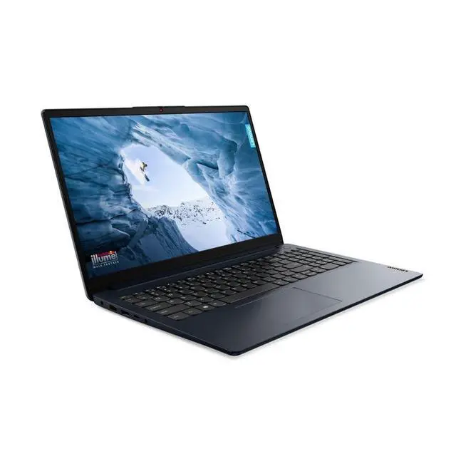 Alt view image 5 of 5 - Lenovo IdeaPad 1 15" FHD Laptop | AMD Ryzen 5 7520U(Beat Intel Core i5-1155G7) | AMD Radeon Graphics | Camera | Blue | 16GB RAM DDR5 | 256GB SSD | Windows 11 S | Bundle with 64GB USB Flash Drive