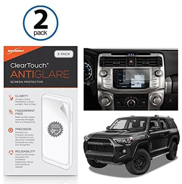 Alt view image 3 of 5 - BoxWave Screen Protector Compatible with Toyota 2018 4Runner Display (6.1 in) - ClearTouch Anti-Glare (2-Pack), Anti-Fingerprint Matte Film Skin