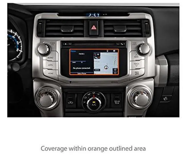 Alt view image 4 of 5 - BoxWave Screen Protector Compatible with Toyota 2018 4Runner Display (6.1 in) - ClearTouch Anti-Glare (2-Pack), Anti-Fingerprint Matte Film Skin