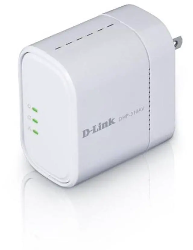 Alt view image 2 of 5 - D-Link Systems, Inc. DHP-348AV PowerLine AV 4-Port Switch Mini Kit