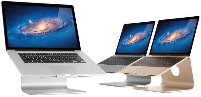 Alt view image 4 of 5 - Rain Design 10032 mStand Laptop Stand, Silver (Patented)