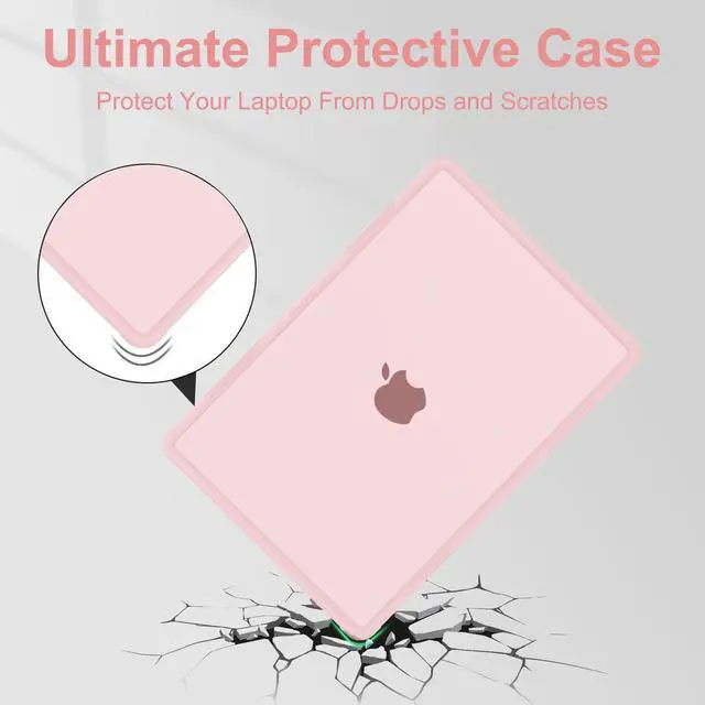 Alt view image 3 of 5 - MOSISO Compatible with MacBook Pro 14 inch Case 2025-2021 M5 M4 M3 M2 M1 A3434 A3112 A3185 A3401 A2918 A2992 A2779 A2442, Heavy Duty Hard Case with Stand&Keyboard Skin&Screen Film&Type C, Pink