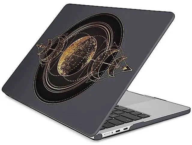 Alt view image 2 of 5 - Batianda Case for New MacBook Air 13 inch 2025 M4 2024 2022 Model A3240 A3113 M3 A2681 M2, Designed Protective Hardshell Keyboard Cover & Screen Protector and USB-C Adapter, Moon Magic