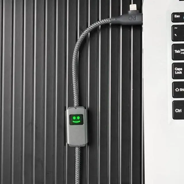 Alt view image 4 of 5 - Xoopar Multi USB Cable 3-in-1 Fast Charger 100W Compatible with All Smartphones Universal Fast Charger in Recycled Plastic - USB USB-C Lightning - Mr. ALU 1M - Black