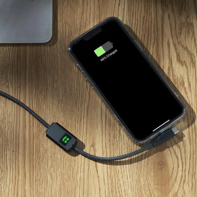 Alt view image 5 of 5 - Xoopar Multi USB Cable 3-in-1 Fast Charger 100W Compatible with All Smartphones Universal Fast Charger in Recycled Plastic - USB USB-C Lightning - Mr. ALU 1M - Black