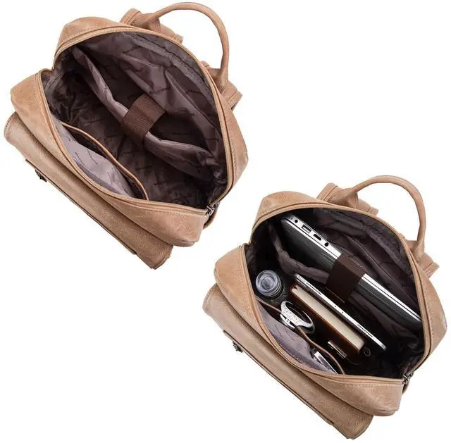 Alt view image 3 of 5 - Montana West Laptop Backpack Purse for Women Vintage Backpack Casual Daypack for Travel Work with USB Charging Port