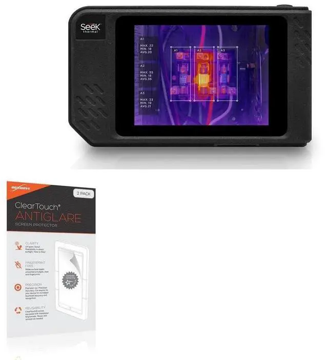 Main image of BoxWave Screen Protector Compatible with Seek Thermal Seek ShotPRO - ClearTouch Anti-Glare (2-Pack), Anti-Fingerprint Matte Film Skin