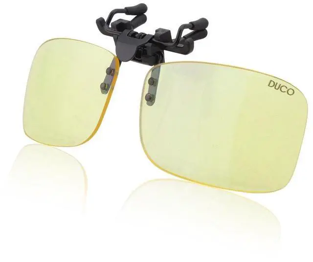 Main image of DUCO Clip-on Blue Light Blocking Computer Glasses Unisex Anti Blue Ray UV Blocking Glasses 8012