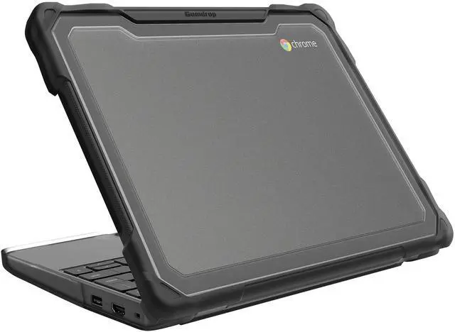 Main image of Gumdrop SlimTech Laptop Case Fits Lenovo 100e | 100w Gen 4 (Clamshell) Rugged Drop Tested Shockproof Lightweight Reliable Device Protection for Kids K-12 Students School Office or Business Use - Black