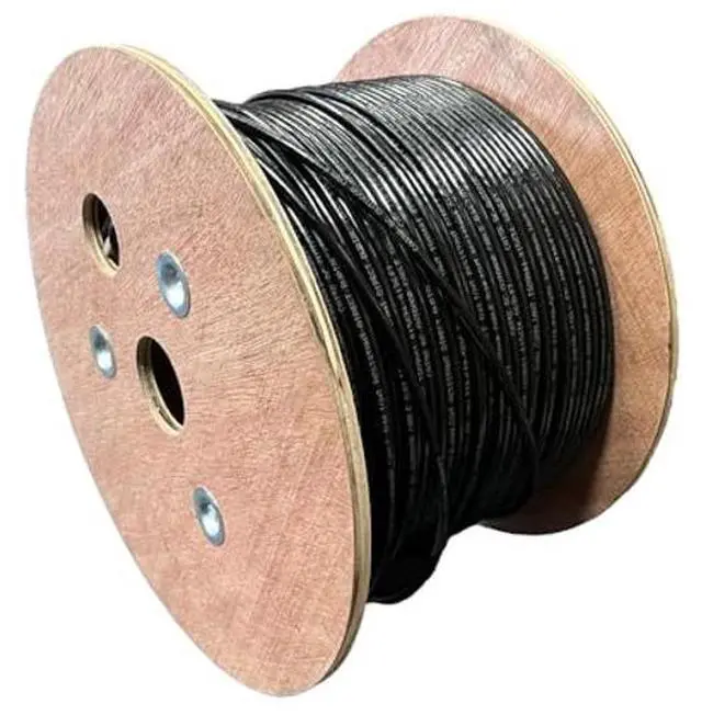 Alt view image 2 of 5 - ENS Outdoor Cable Cat5e, 1000ft, UTP, UV Jacket, Outdoor Rated, CMX, 24AWG Solid Bare Copper, 350MHz, Bulk Ethernet Cable on Wooden Spool, Perfect for CCTV Security Surveillance System