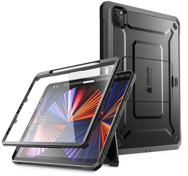 Main image of SUPCASE for iPad Pro 12.9 Inch Case 6th/5th/4th generation 2022/2021/2020 (Unicorn Beetle Pro), [Built-in Screen Protector & Stand & Pen Holder] Full-Body Rugged Cover for iPad Pro 12.9 Inch, Black