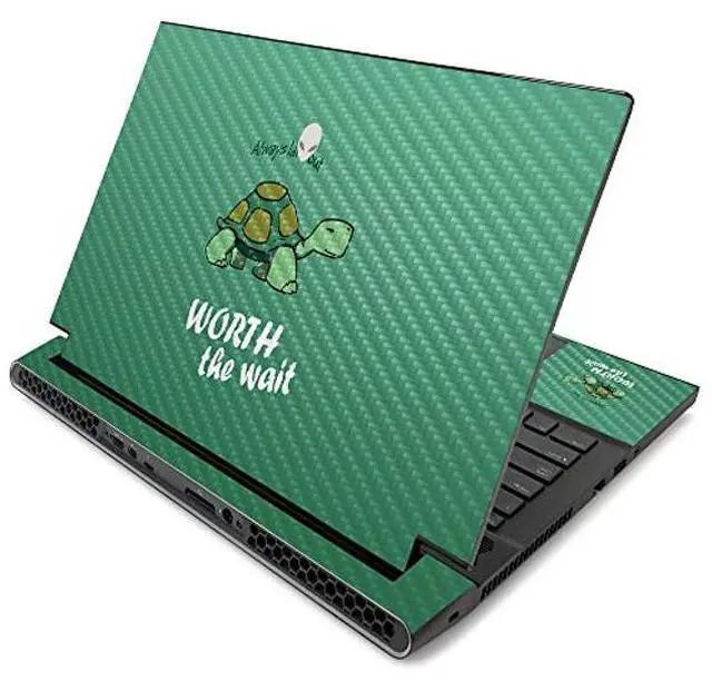 Main image of MightySkins Carbon Fiber Skin for Alienware m17 R2 (2019) - Late Turtle | Protective, Durable Textured Carbon Fiber Finish | Easy to Apply, Remove, and Change Styles | Made in The USA