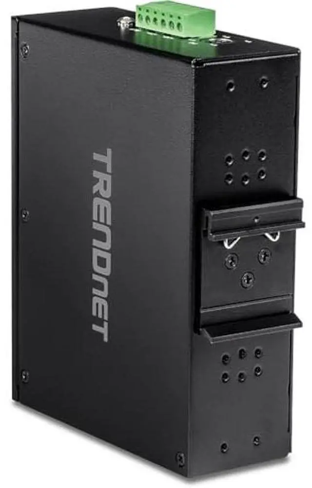 Alt view image 2 of 3 - TRENDnet 4-Port Fast Ethernet Industrial Modbus Gateway, 4 x Serial DB-9 Ports, 2 x Fast Ethernet Ports, Up to 100m (328 ft), IP30 Rated Housing, Extreme Temperature Protection, Black, TI-M42
