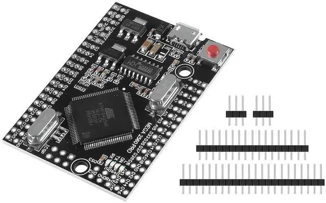 Alt view image 5 of 5 - Alinan 3pcs ATMEGA 2560 PRO Embed CH340G/ATMEGA2560-16AU Pro Mega Module with Male Pinheader Compatible with MEGA2560