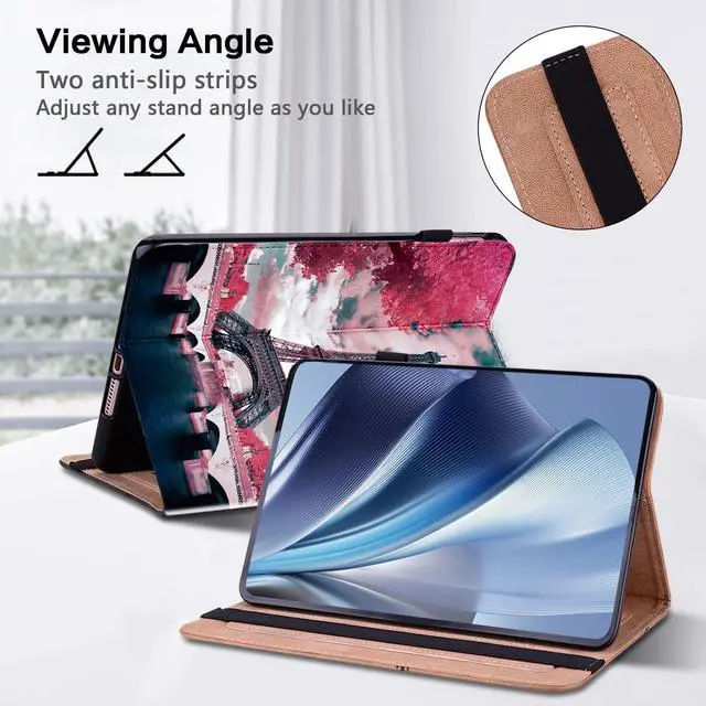 Alt view image 4 of 5 - ALILANG Case for 7" Kindle Paperwhite 12th Gen 2024 Released & Kindle Colorsoft Signature Edition with Stylus, Shockproof Folding Stand Cover for Kindle Paperwhite 2024 Case-Iron Tower