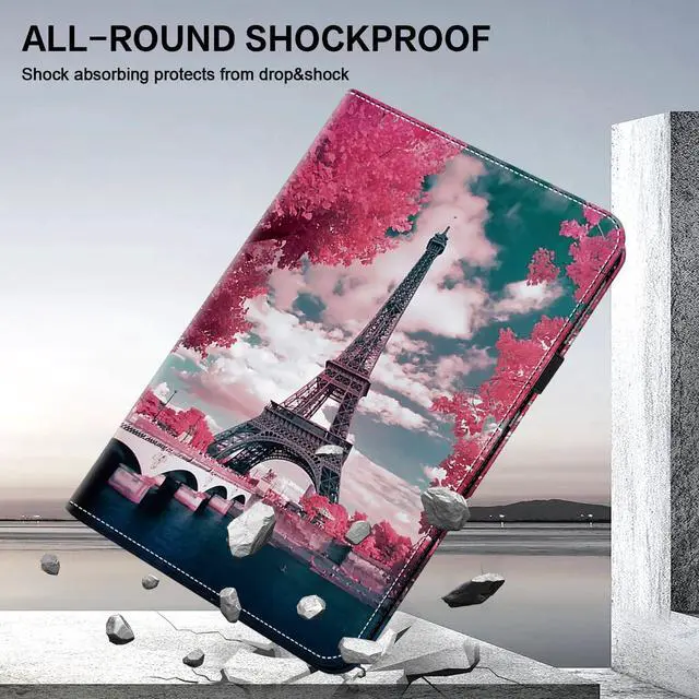 Alt view image 5 of 5 - ALILANG Case for 7" Kindle Paperwhite 12th Gen 2024 Released & Kindle Colorsoft Signature Edition with Stylus, Shockproof Folding Stand Cover for Kindle Paperwhite 2024 Case-Iron Tower