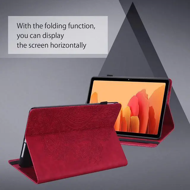 Alt view image 5 of 5 - ALILANG Case for 7" Kindle Paperwhite 12th Gen 2024 Released & Kindle Colorsoft Signature Edition, Multiple Viewing Angles PU Leather Stand Flip Cover for Kindle Paperwhite 2024 Case-Red