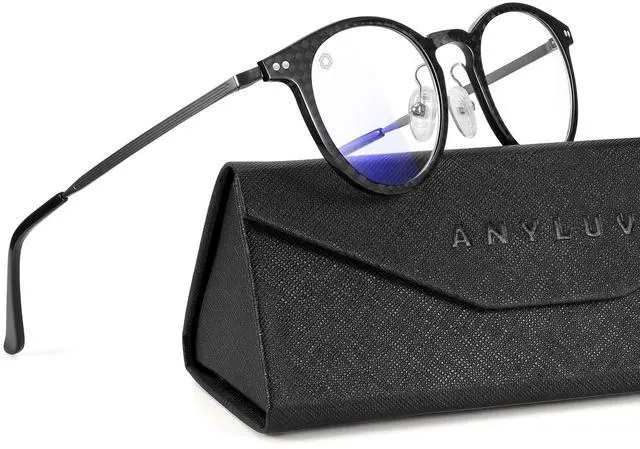 Main image of ANYLUV Blue-Light Glasses Men Gaming-Glasses: Blue Light Blocking Glasses with Lightweight Carbon Fibre for Eye Protection