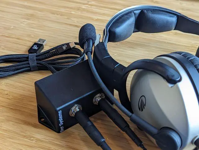 Main image of 9er Systems USB2GA Aviation Headset to USB Adapter