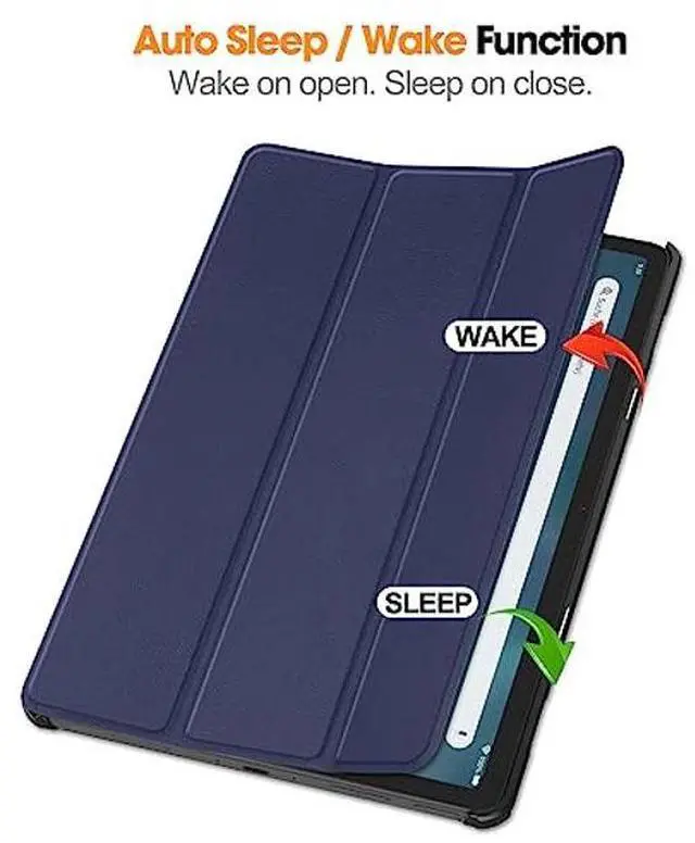 Alt view image 2 of 5 - Artyond Case for New Kindle Fire Max 11 2023, Slim Lightweight Trifold Stand Full Protective Cover with Auto Sleep/Wake Smart Case for New  Kindle Fire Max 11 2023 Release, Darkblue