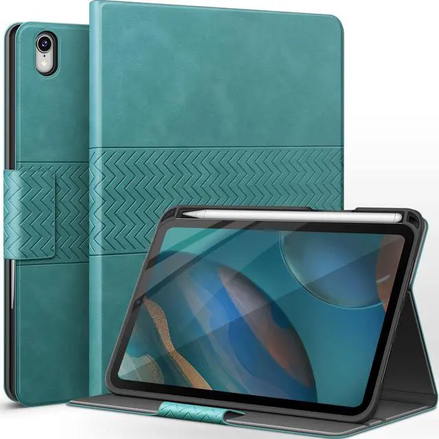 Main image of auaua Case for iPad mini 7 (A17 Pro, 2024) / iPad mini 6 Case (2021) 8.3 inch with Pencil Holder, Multiple Viewing Angles, Magnetic Closure, Auto Sleep/Wake (Green)