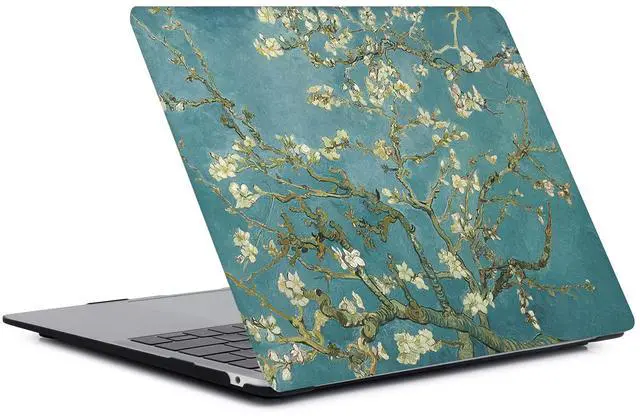 Alt view image 4 of 5 - Bandless Case Compatible with MacBook Retina 12 inch 2017 2016 2015 Model A1534, Plastic Laptop Hard Shell Cover & Protective Sleeve Bag & Keyboard Skin - Almond Blossom A1534 (Macbook 12 Retina)