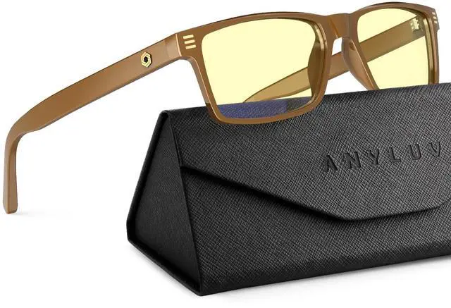 Main image of ANYLUV Blue Light Glasses for Men & Women, Lightweight Stylish Blue Light Blocking Glasses, Eye Strain Relief Eye Protection
