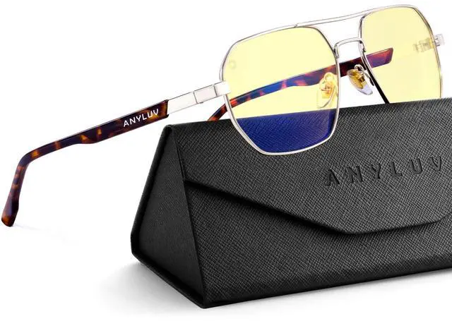 Main image of ANYLUV Blue Light Glasses for Woman/Men, Blue Light Blocking Glasses Women Computer Gaming Glasses for Eye Protection