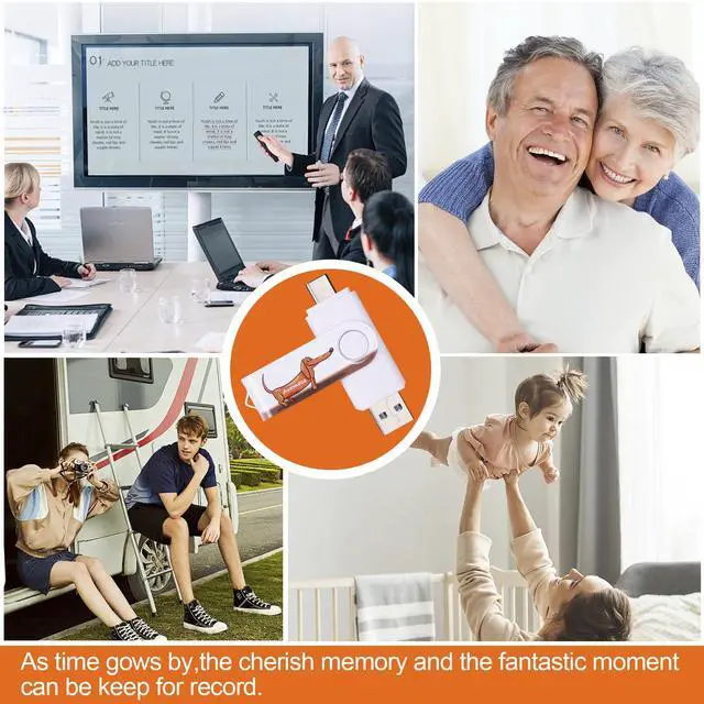 Alt view image 5 of 5 - Avomoco 128GB Super High Speed Photo Backup Stick for Cell Phones with Type C/USB C Port,Compliant with iPhone15&Samsung, LG,Google,Hua Wei,Moto, one Plus.etc.