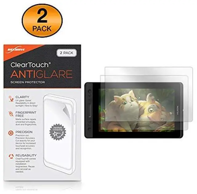 Alt view image 2 of 5 - BoxWave Screen Protector Compatible with Huion KAMVAS Pro 13 GT-133 - ClearTouch Anti-Glare (2-Pack), Anti-Fingerprint Matte Film Skin for Huion KAMVAS Pro 13 GT-133