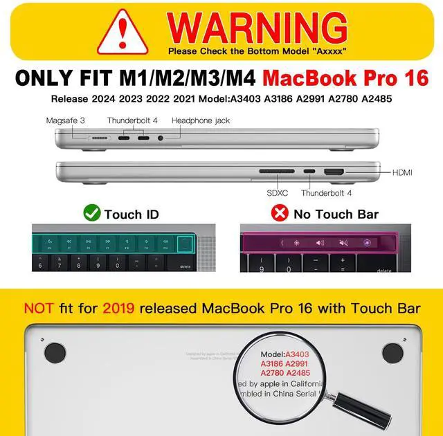 Alt view image 2 of 5 - CISSOOK Compatible with MacBook Pro 16 inch Case 2025 2024 2023 2022 2021 Release A3403 A3186 A2991 A2780 A2485, Hard Shell Case Keyboard Cover for MacBook Pro 16 inch M1 M2 M3 M4, Astronaut