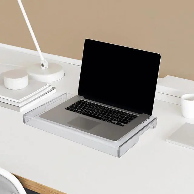 Alt view image 2 of 5 - DOITOOL Clear Acrylic Keyboard Cover Protector, 14 in Laptop Keyboard Cover Mechanical Keyboard Cover Laptop Protector Cats from Touching Keyboard,13.8x9.8x0.6in