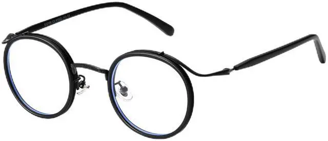 Main image of Dollger Blue Light Blocking Glasses for Man Steam Punk Style, oversize Retro Men Round Frame Computer BlueLight Glasses