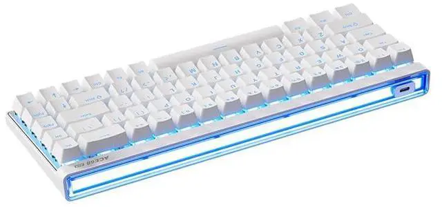Main image of JOMKIZ Mchose Ace 68 Air Wired Magnetic Keyboard with Adjustable Actuation, RGB Rhythmic Light Box, 65% Rapid Trigger Keyboard, Hall Effect Gasket-Mounted, 8000 Hz Polling Rate, Hot-Swappable(Blue)