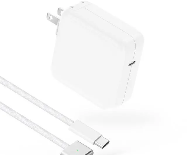 Main image of Charger for MacBook Pro 14 16 inch MacBook Air 13 15 inch 2025 2024 2023 2022 2021 M4 M3 M2 M1 Mac, Super Compact Power Adapter, 6.6FT USB C to Powerful Magnetic 3 Braided Cable LED, Original Quality
