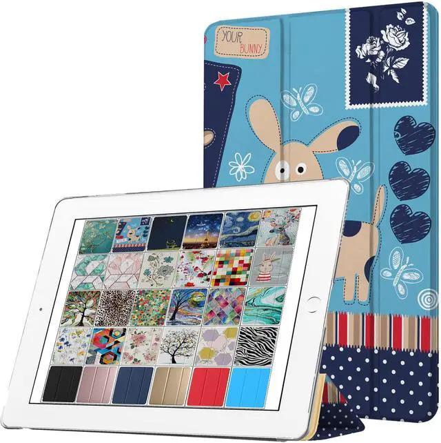 Main image of DuraSafe Cases for iPad PRO 12.9 Inch 2017 2nd Gen [ Pro 12.9 2 ] A1670 A1671 MQEF2LL/A MQED2LL/A MQEE2LL/A MQDC2LL/A MQDD2LL/A MQDA2LL/A Printed Lightweight PC Clear Flip Back Cover - Puppy Friend