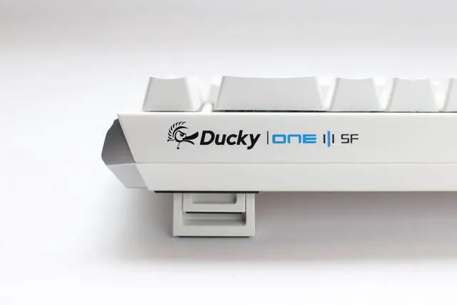 Alt view image 5 of 5 - Ducky One 3 White 65% Mechanical Keyboard: Quack Mechanics Dampening, Hot-Swappable Cherry Black Switches, High-Density PBT Doubleshot Keycaps, RGB, US, White