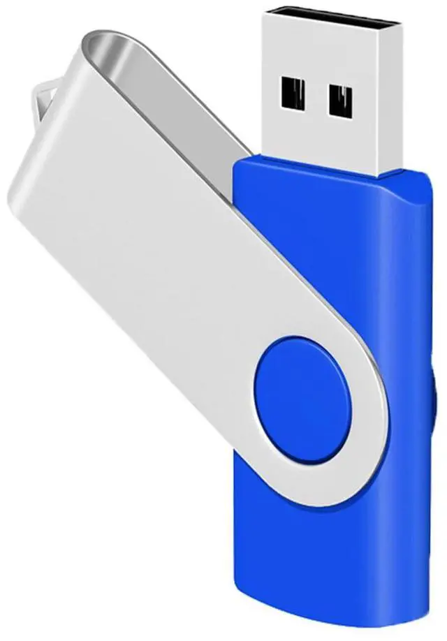 Alt view image 5 of 5 - 1GB USB Flash Drives 100 Pack, EASTBULL USB 2.0 Flash Drive Bulk Thumb Drive Pack Memory Stick Swivel Pen Drives (Blue)