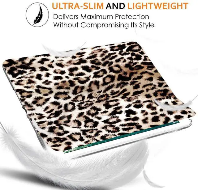 Alt view image 5 of 5 - DuraSafe Cases iPad PRO 11 2nd 2020 [ PRO 11 Inch 2 Generation ] MY232LL/A MY252LL/A MY332LL/A MY342LL/A Trifold Printed Slim Adjustable Stand Feature Case with TPU Heat Dissipation Back - Leopard