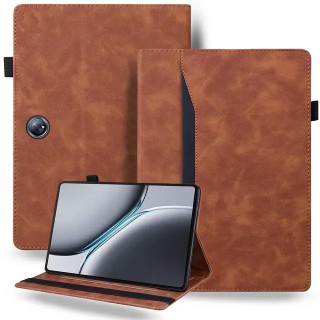 Main image of DWaybox for OnePlus Pad 2 Case 12.1 inch 2024 Released, Retro Folio Shell for OnePlus Pad Pro Cover with Card Holder & Multi-Angle Stand -Brown