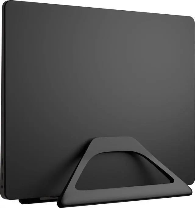 Main image of Elestoria Vertical Laptop Stand Holder- Adjustable Laptop Holder Vertical fits All MacBook, Chromebook & Gaming Laptops - Black