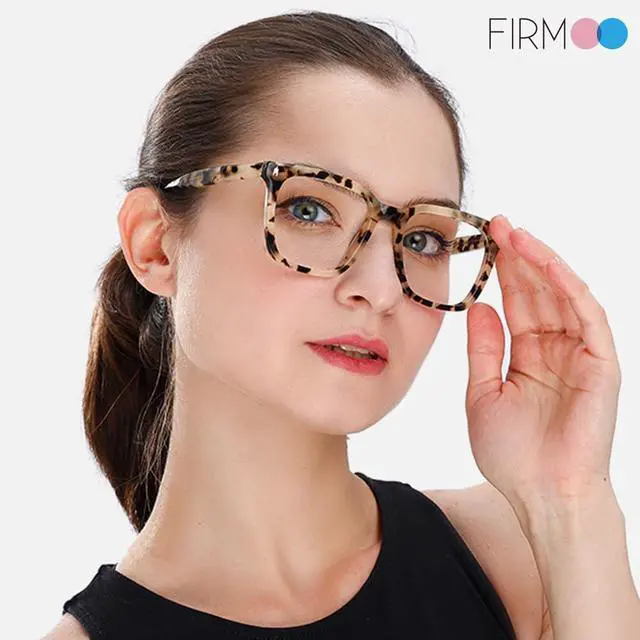 Alt view image 2 of 5 - Firmoo Oversized Blue Light Blocking Glasses Computer Gaming Glasses, Blue Blockers Glasses for Women/Men Black