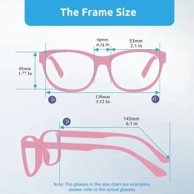 Alt view image 5 of 5 - Firmoo Oversized Blue Light Blocking Glasses Computer Gaming Glasses, Blue Blockers Glasses for Women/Men Black
