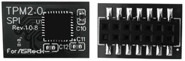 Main image of Professional TPM2.0 Security Module SPI 14 Pin As Rock 14-1Pin Motherboards Card for As Rock TPM2-SLI-S-SPI Platform Replacement Part